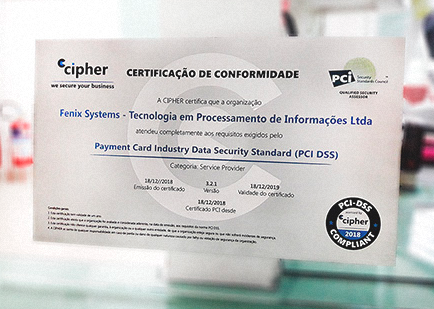 Certificado PCI DSS